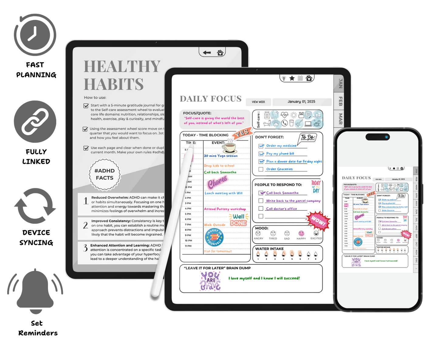 ADHD Digital Planner