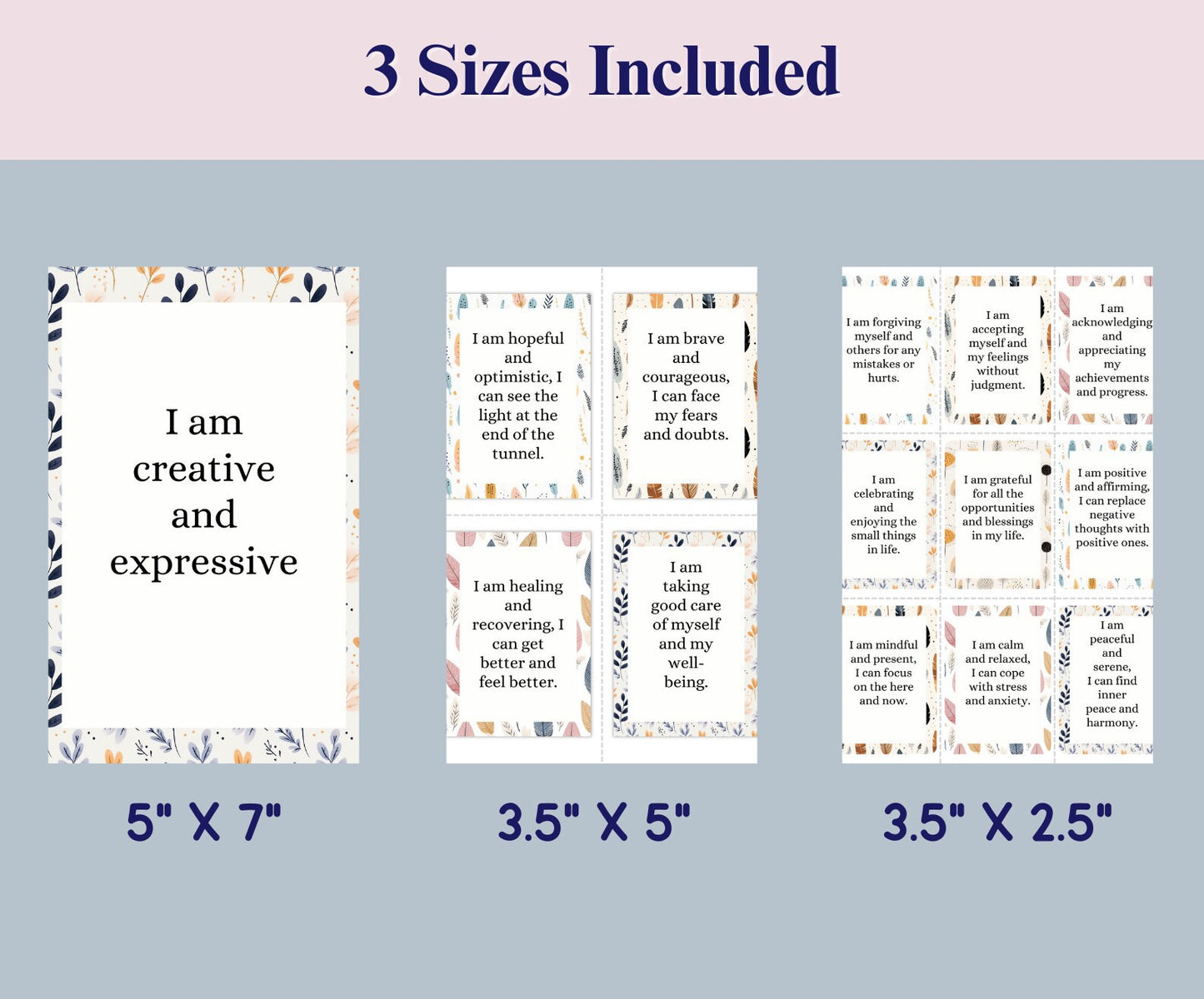 Depression Coping Statement Card Set