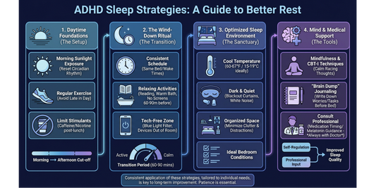 ADHD Sleep Strategies: 4 Pillars to Better Rest
