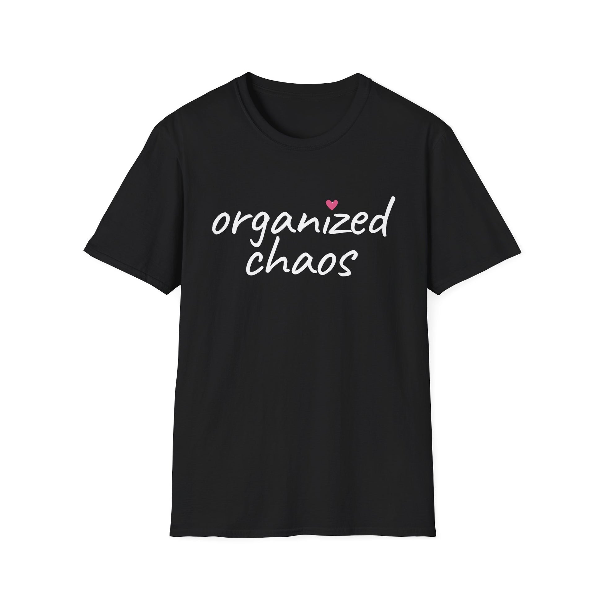 Unisex Softstyle T-Shirt - 'Organized Chaos' Casual Tee - Brain Wave Focus