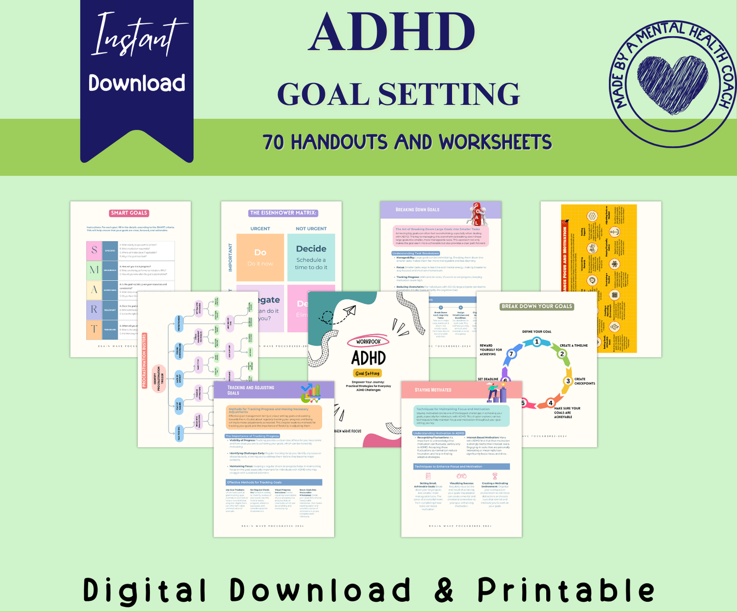 ADHD Goal Setting Workbook