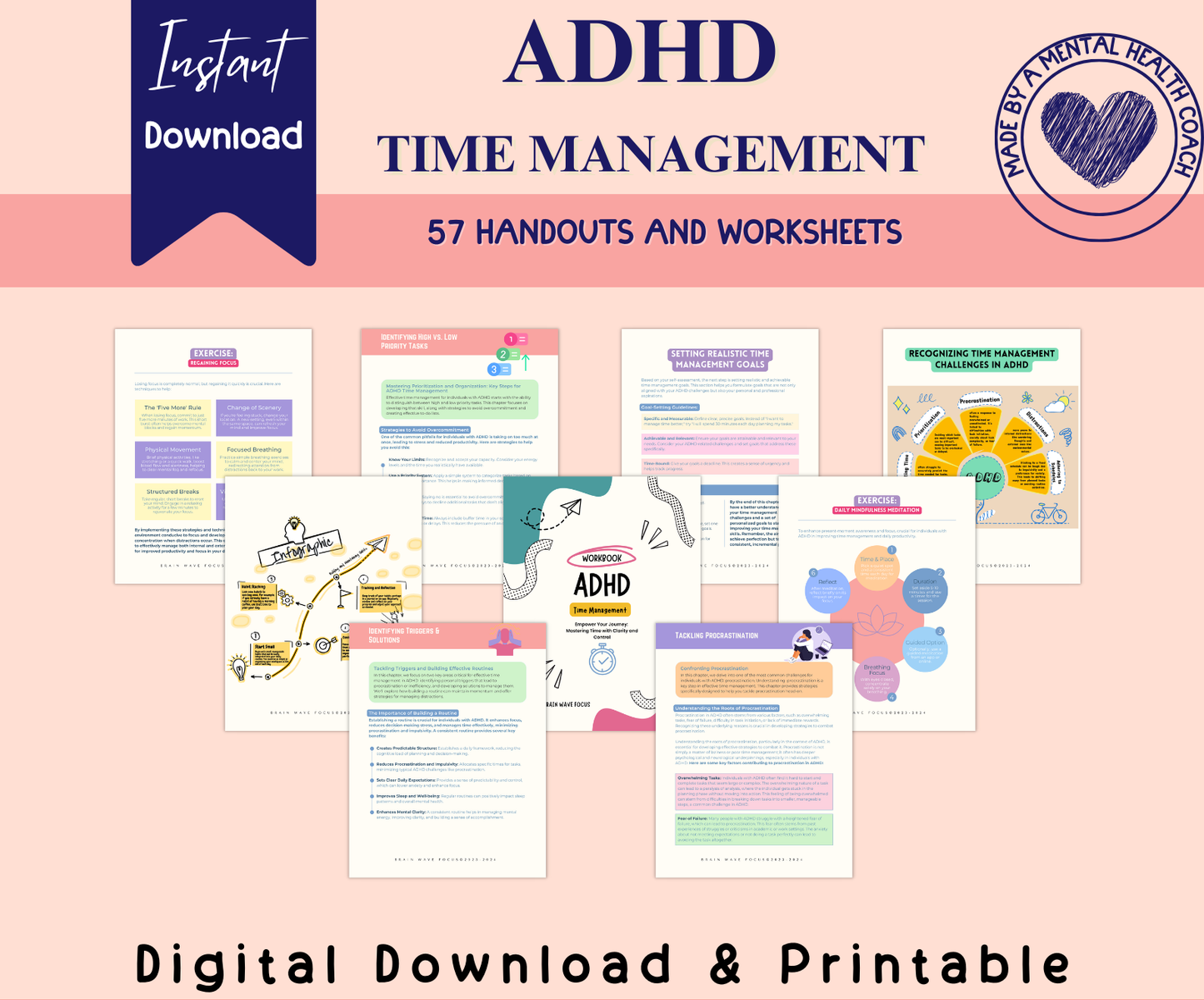 ADHD Time Management Workbook