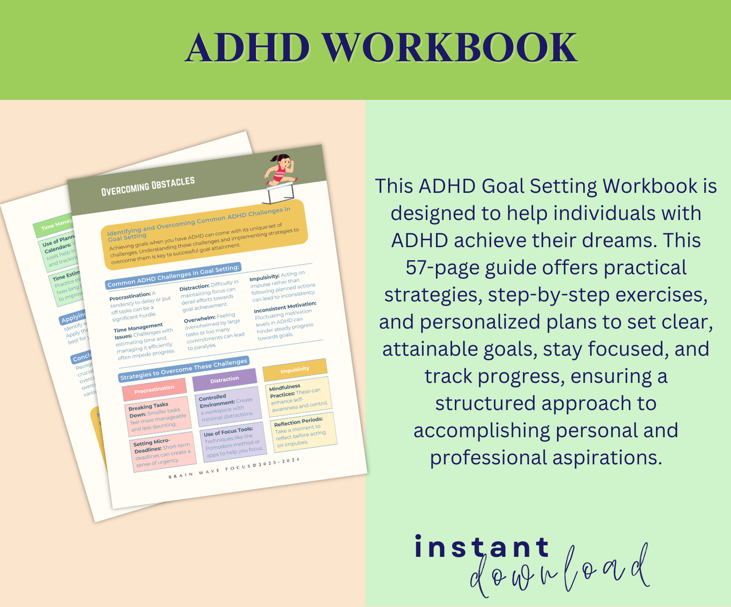 ADHD Goal Setting Workbook