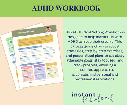 ADHD Goal Setting Workbook