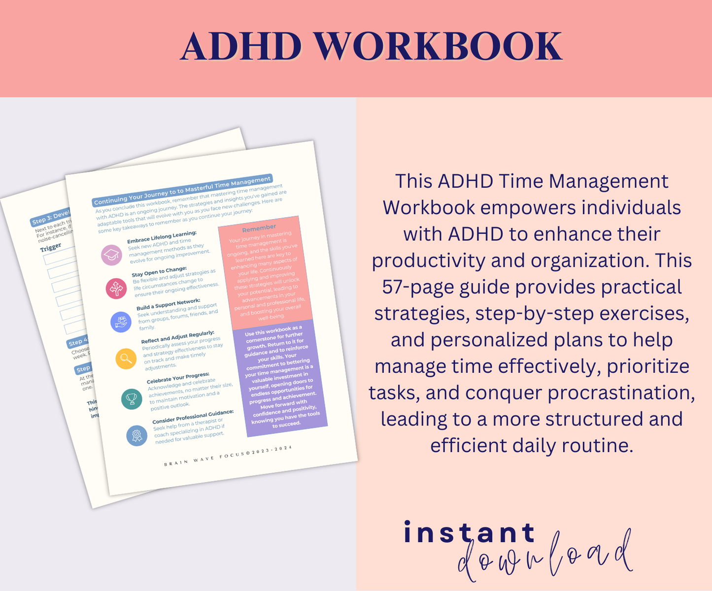 ADHD Time Management Workbook