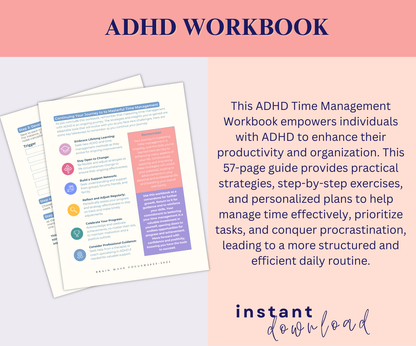 ADHD Time Management Workbook
