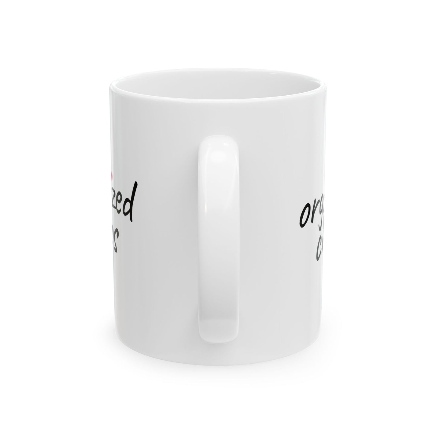Inspirational Ceramic Mug - "Organized Chaos" - Perfect Gift for Motivated Individuals