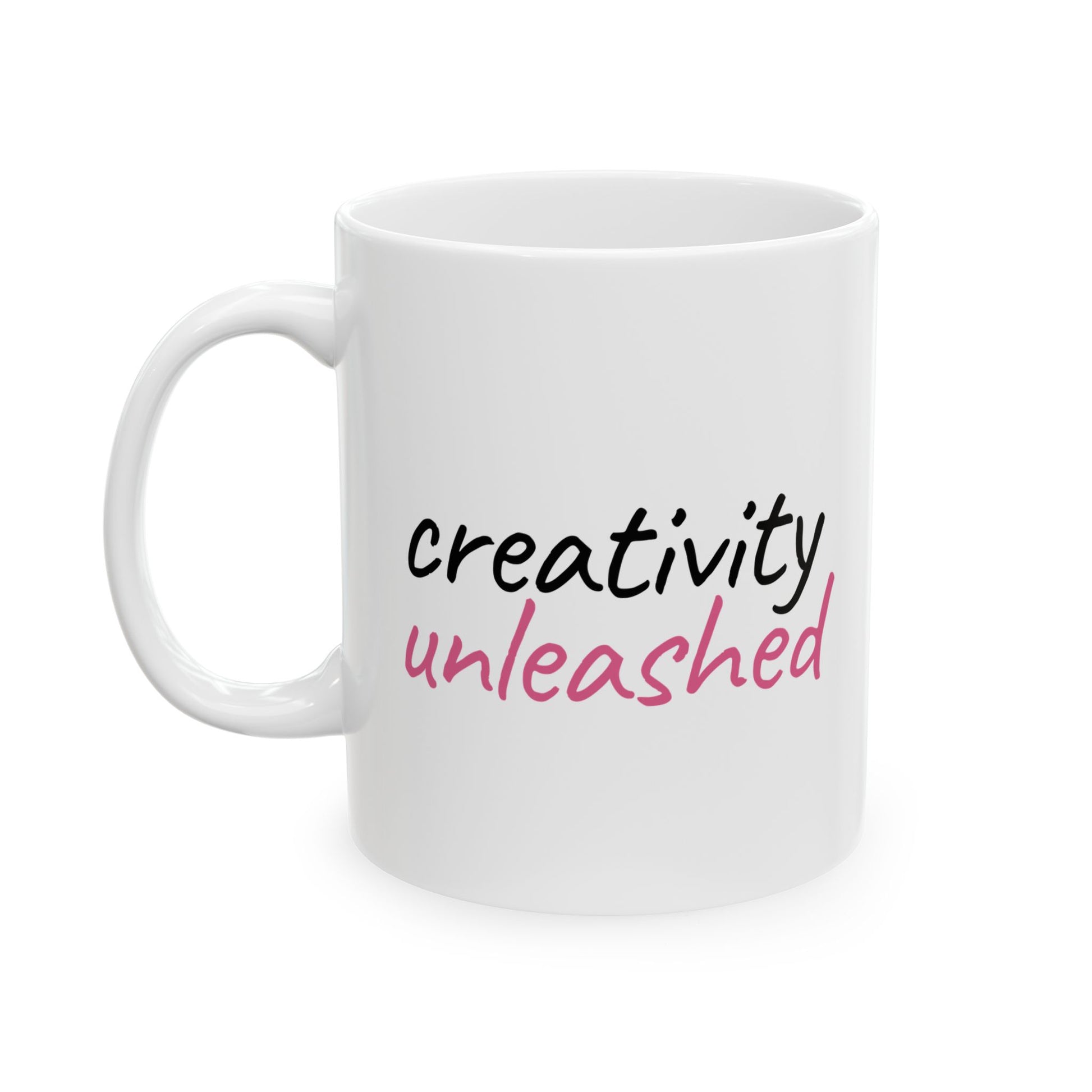 Inspirational Ceramic Mug - "Creativity Unleashed" - Perfect Gift for Motivated Individuals - Brain Wave Focus