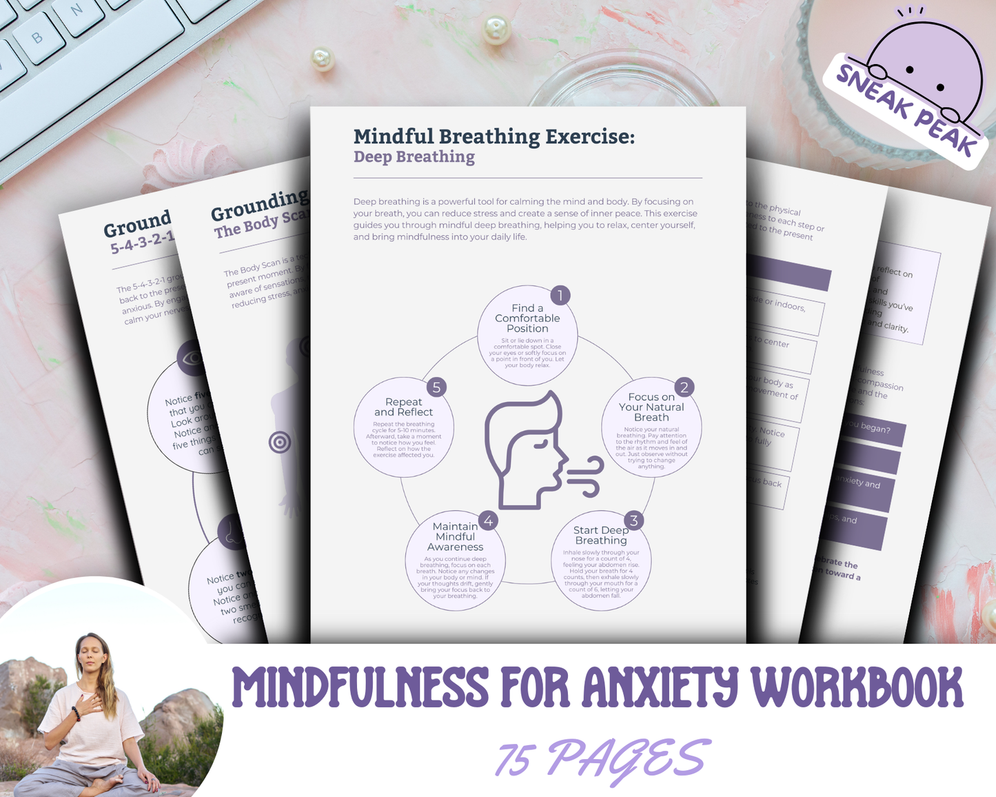 Mindfulness For Anxiety Workbook