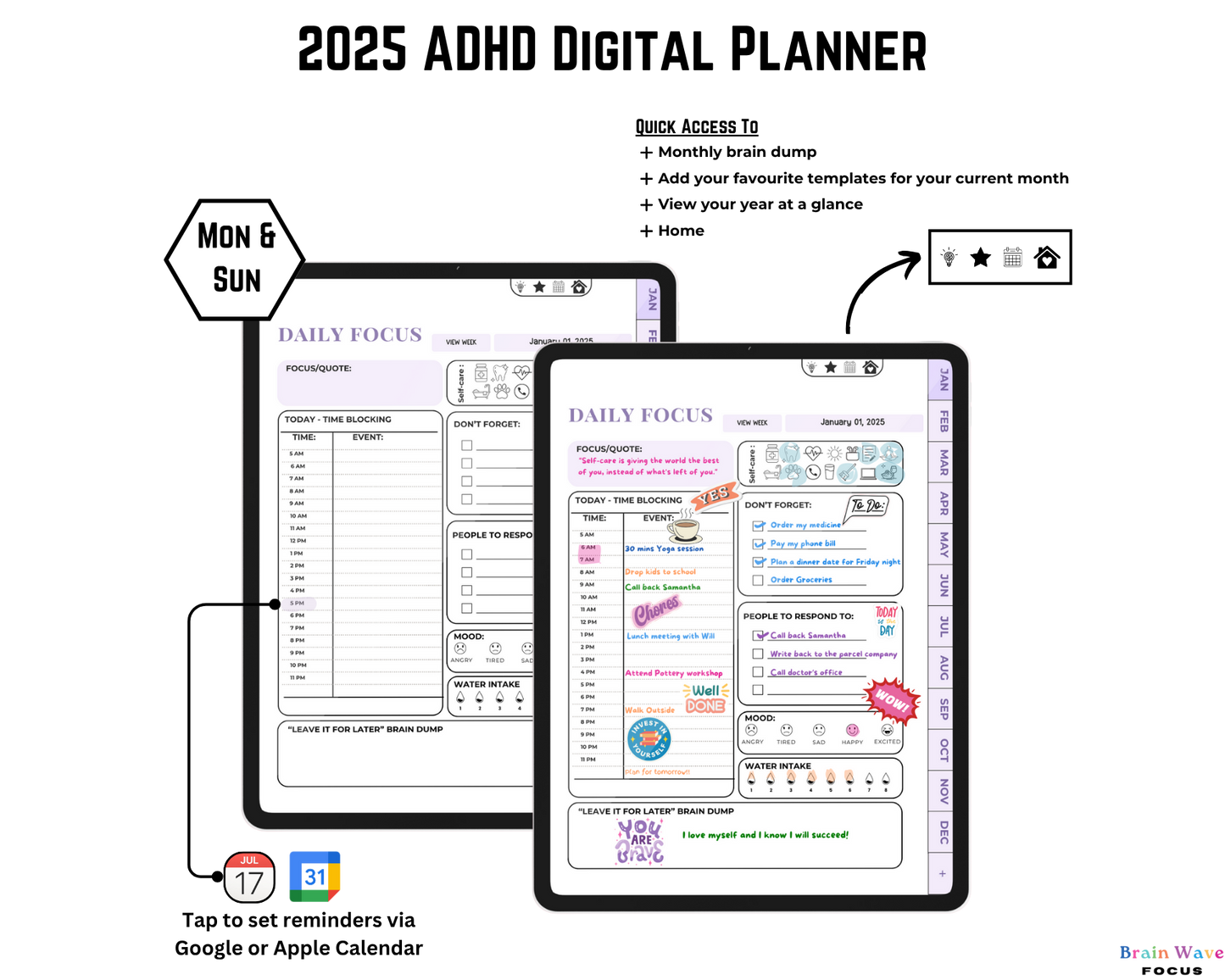 ADHD Digital Planner