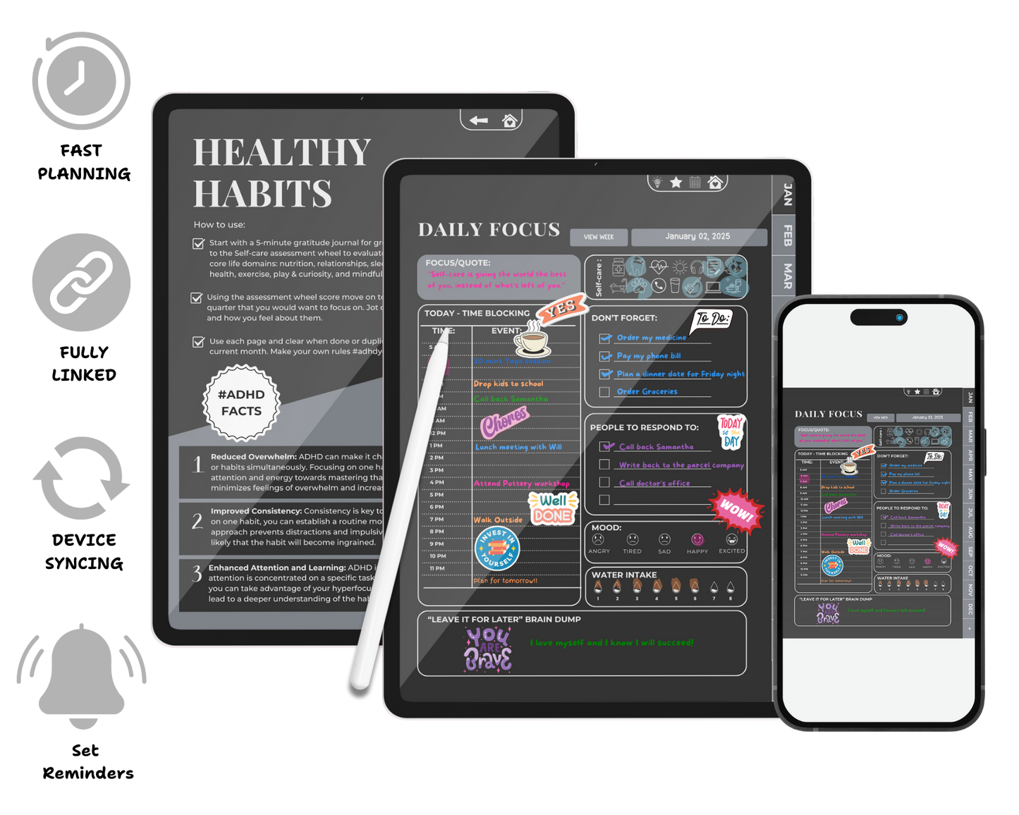 ADHD Digital Planner