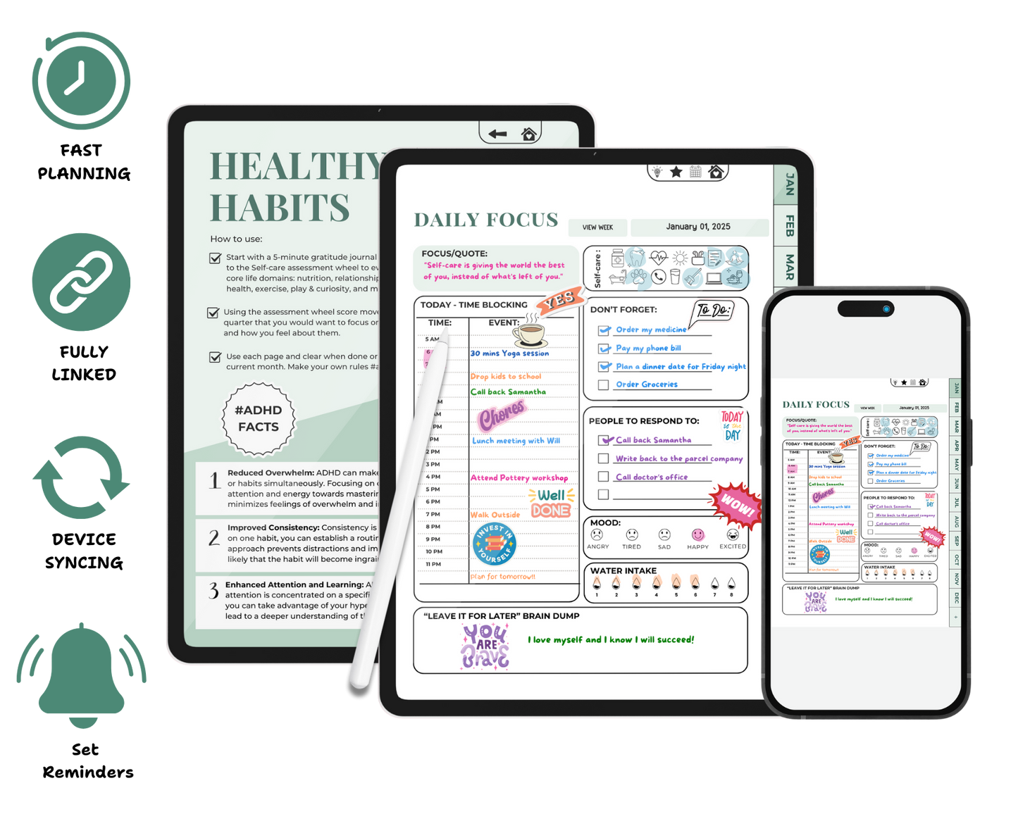 ADHD Digital Planner