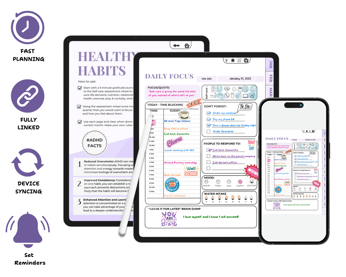 ADHD Digital Planner