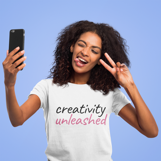 "Creativity Unleashed" Unisex Softstyle T-Shirt - Inspirational Tee